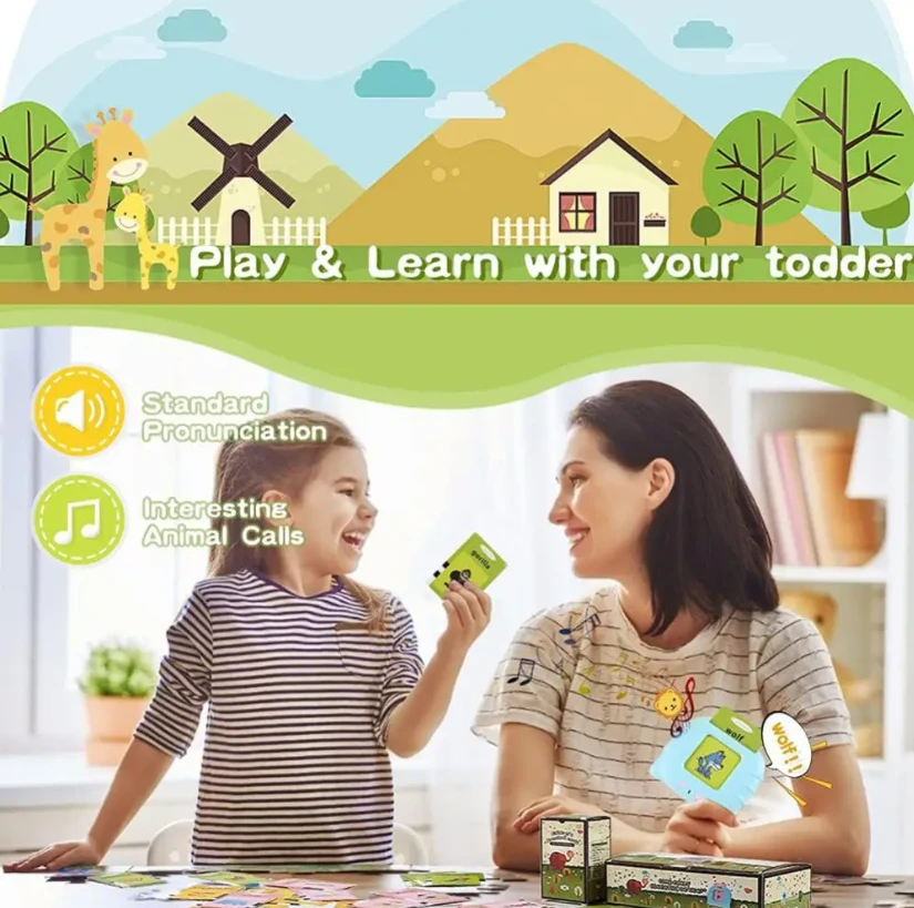 EDUCATION TOYS SIGHT WORDS GAMES TALKING FLASH CARDS LEARNING ENGLISH ...